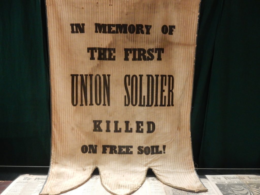 First Union Killed on Free Soil, Allison-Antrim Museum, Greencastle PA