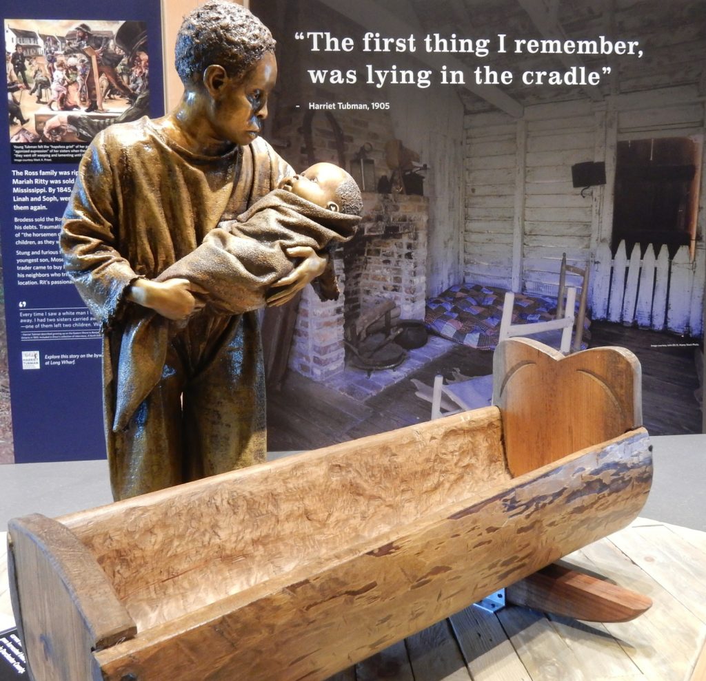 Exhibit of Harriet as Girl, Harriet Tubman Visitors Center, Cambridge MD