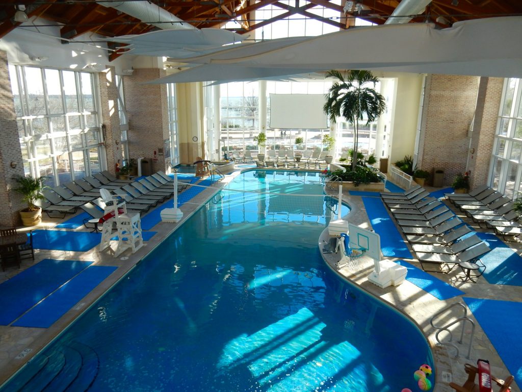 Indoor Pool with Movie Screen, Hyatt Regency Chesapeake