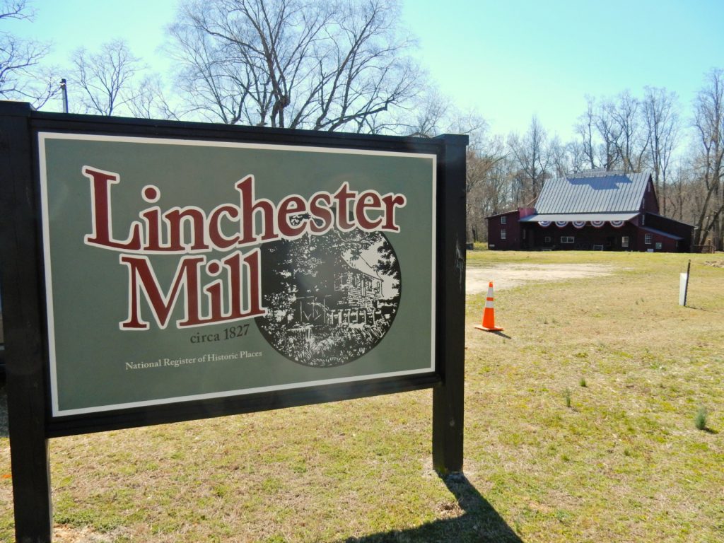 Linchester Mill sign, Preston MD