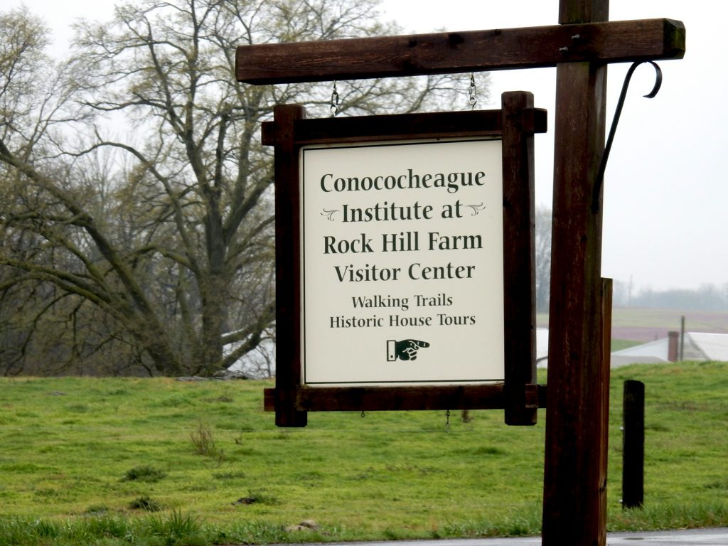 Sign, Conococheague Institute, Mercersburg PA