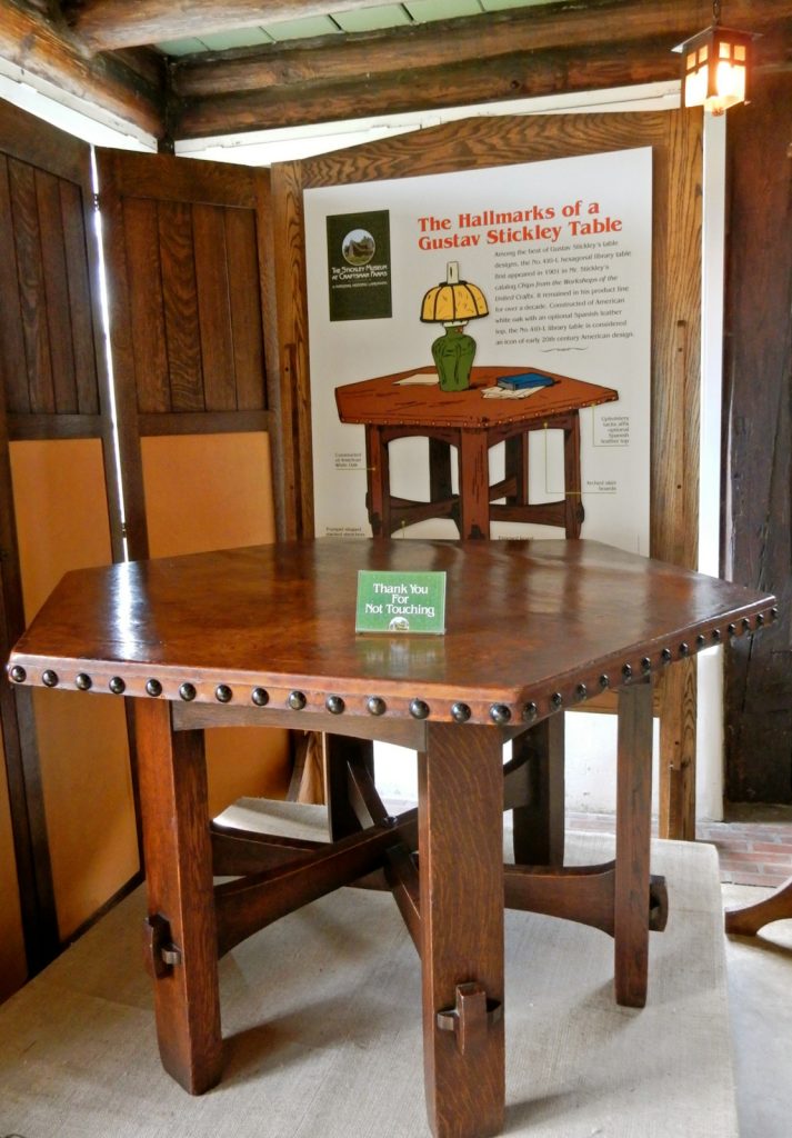 Stickley Table, Stickley Museum at Craftsman Farms, Morris Plains NJ