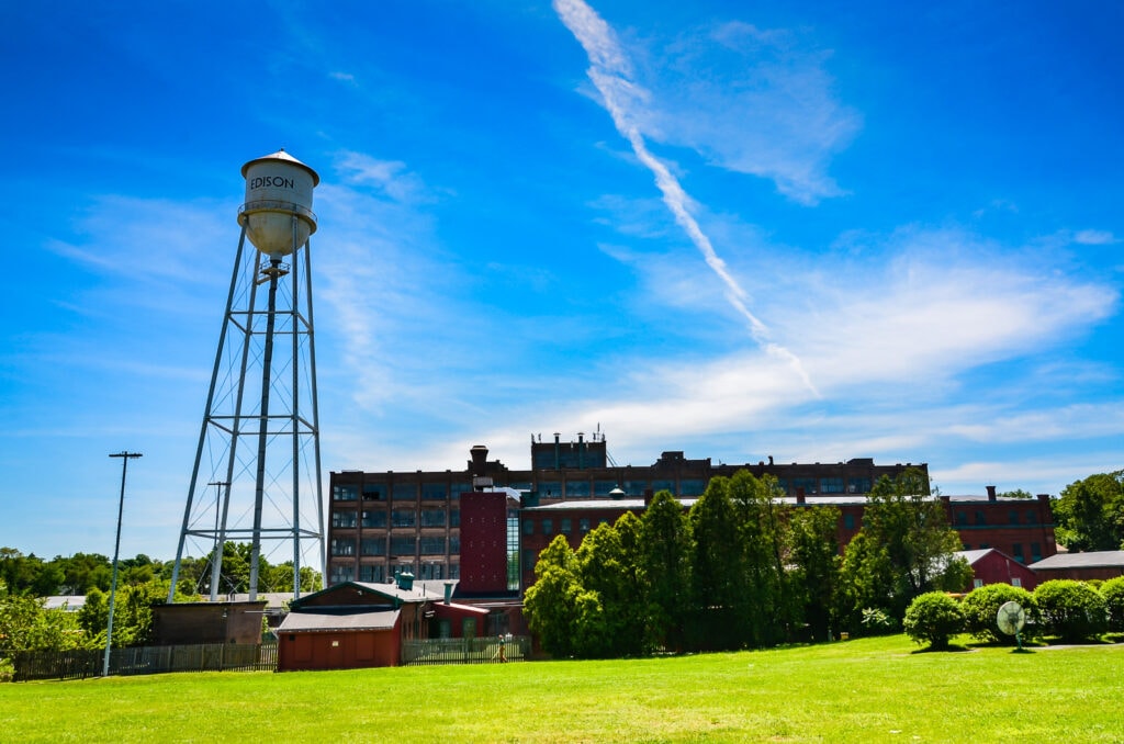 Exterior view of Thomas Edison National Historical Park in New Jersey