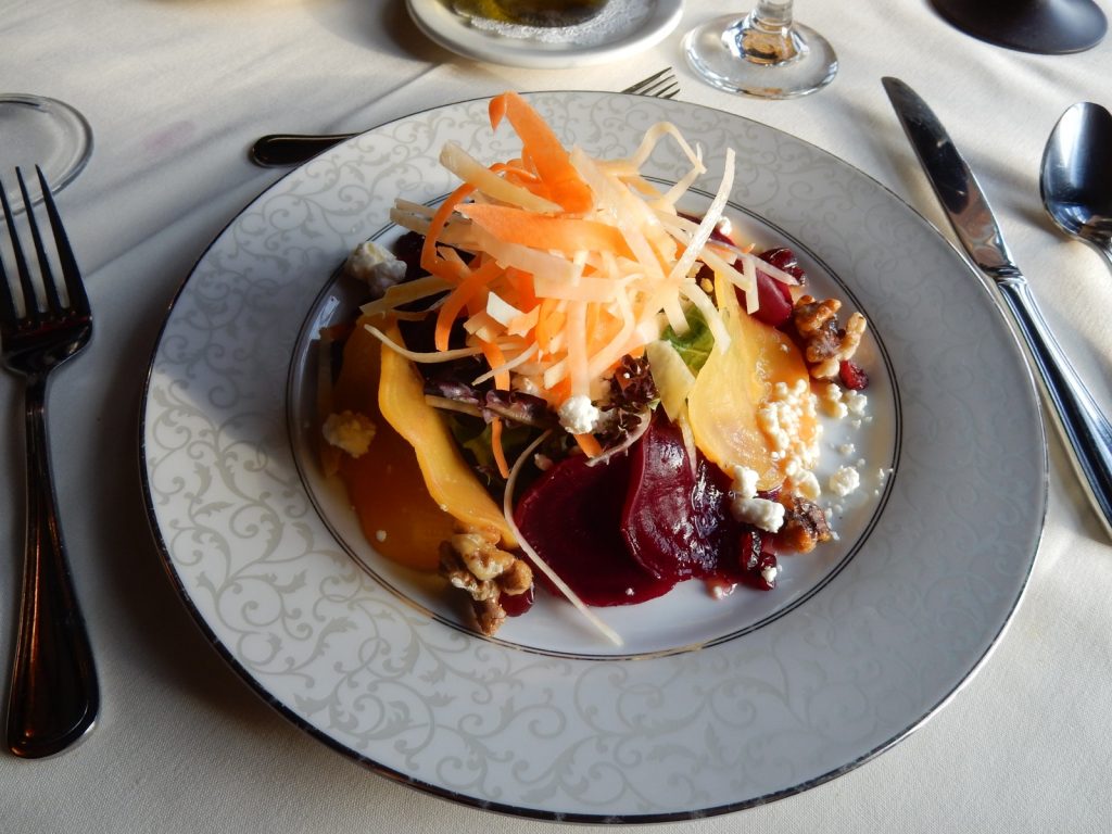 Beet Salad, Castle Hill Resort Restaurant, Proctorsville VT