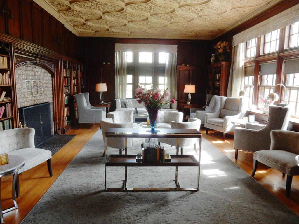 Library, Castle Hill Resort, Proctorsville VT