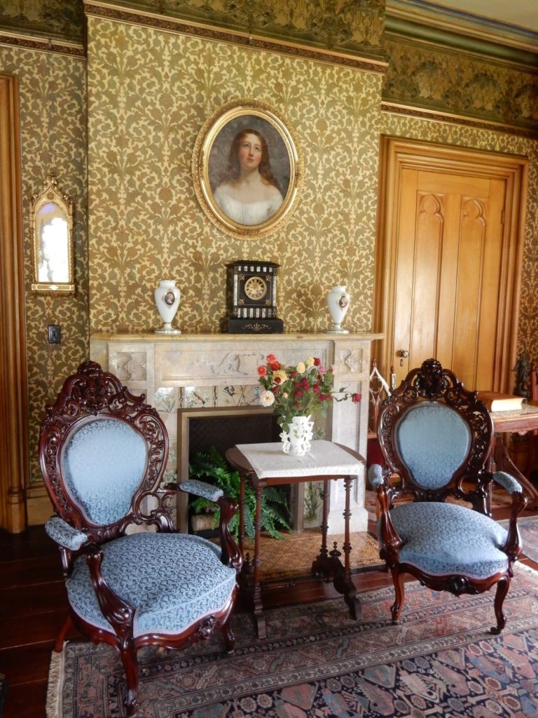 Lucy Bowen Mourning Portrait, Roseland Cottage, Woodstock CT