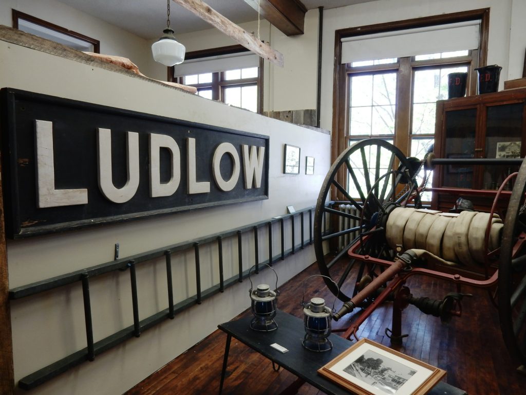 Ludlow VT Sign, Black River Academy Museum