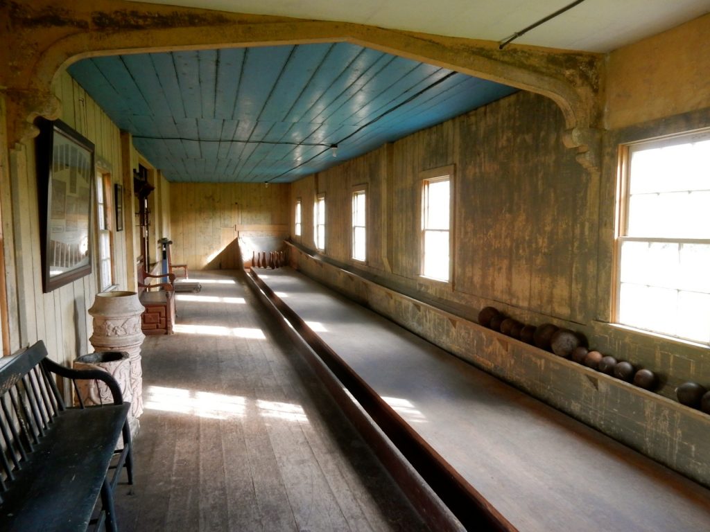 Oldest Bowling Alley in USA, Roseland Cottage, Woodstock CT