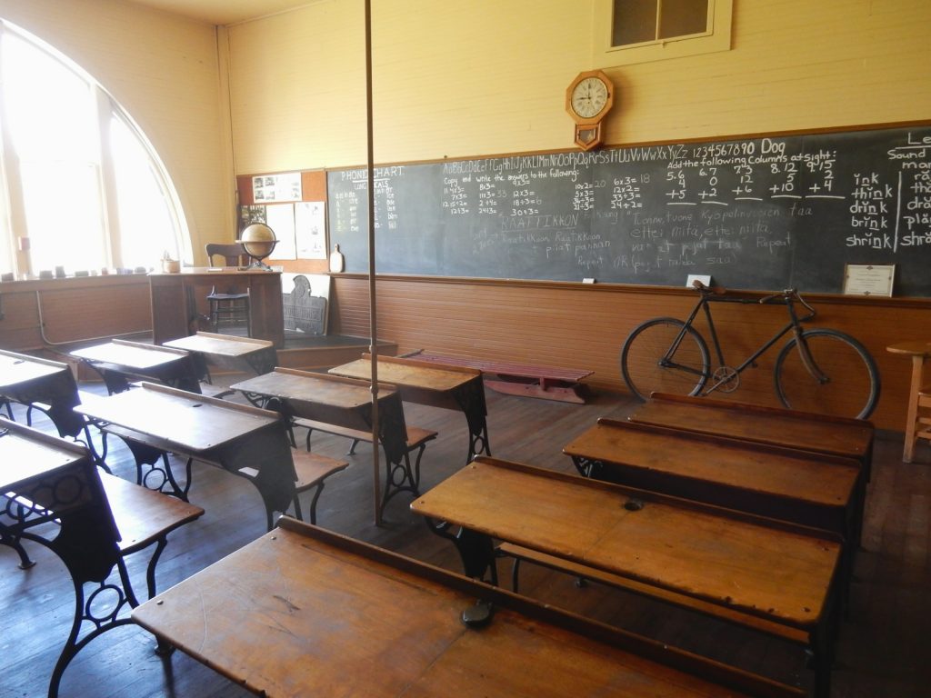 1900 School Room Black River Academy Museum Ludlow VT