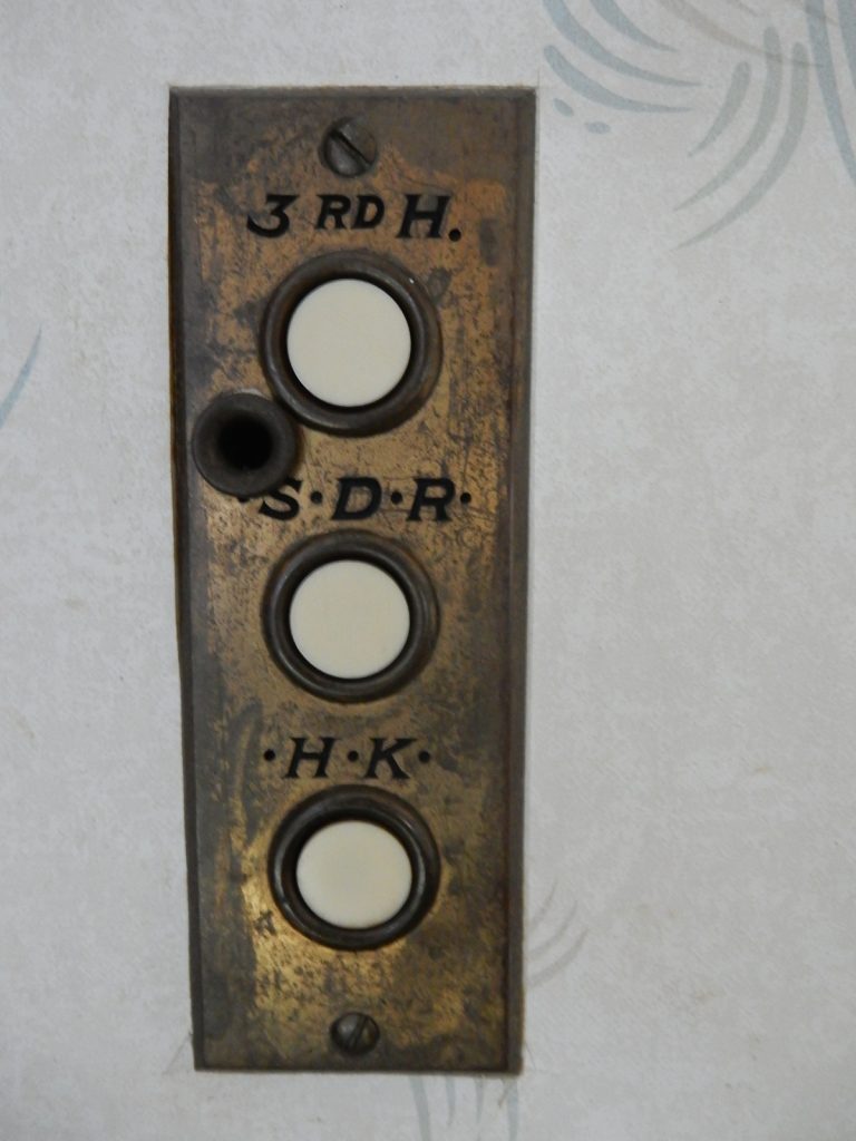 Servant Call Buzzers, Mansion at Bald Hill, Woodstock CT Servant Call Buzzers, Mansion at Bald Hill, Woodstock CT