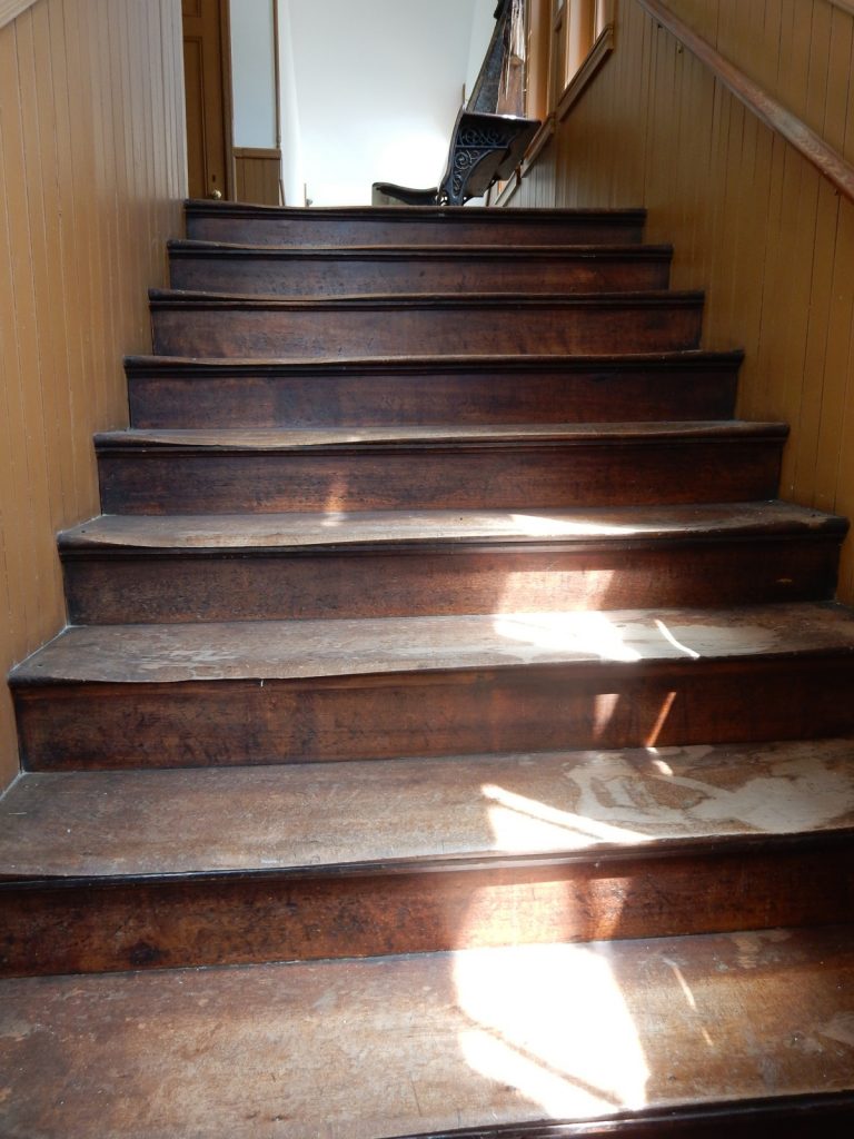 Worn Stairs, Black River Academy, Ludlow VT