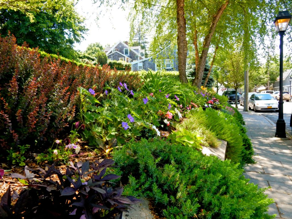 Garden on East Main St. Port Jefferson NY