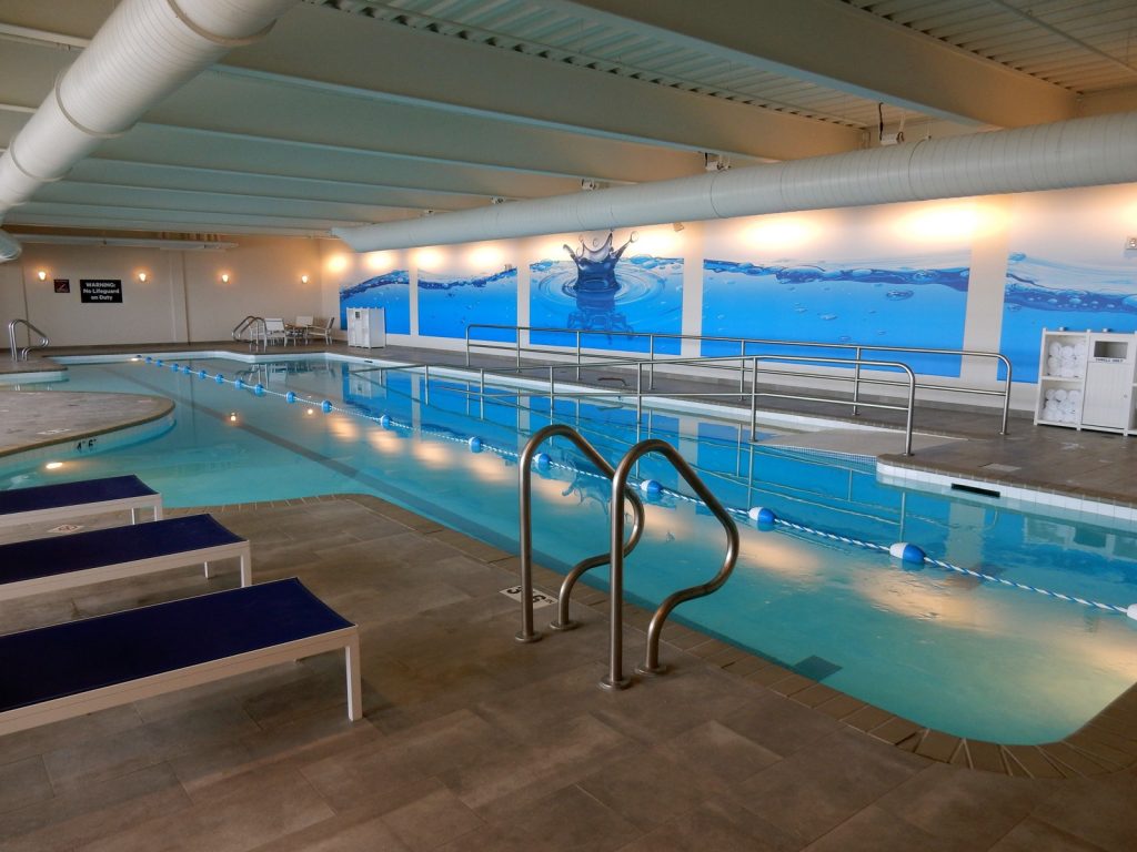 Indoor pool cliff house ME