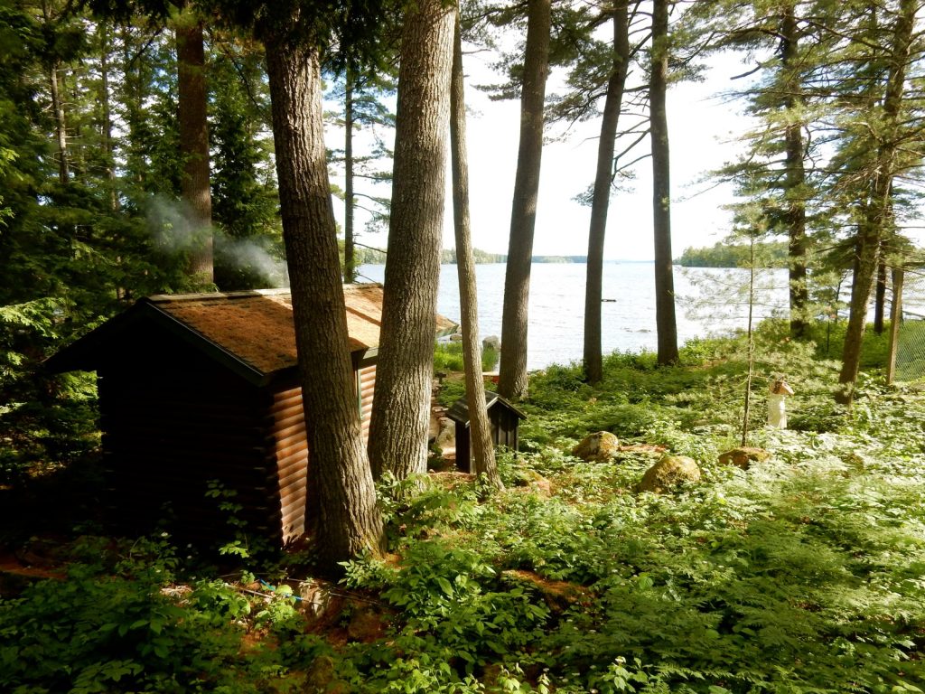 Sauna Shed Migis Lodge Sebago Lake ME