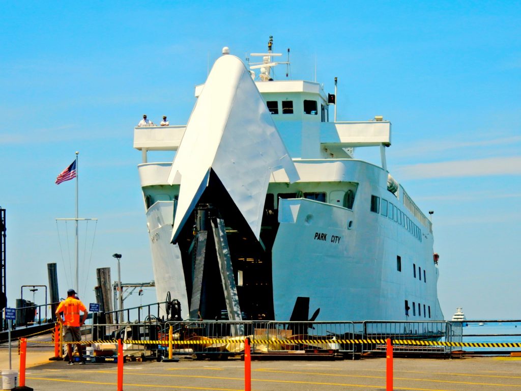 Unloading Bridgeport Port Jefferson Ferry
