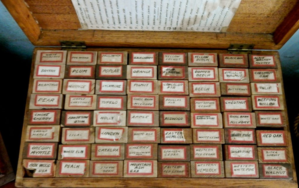 Wood Samples, Mather House Museum, Port Jefferson NY