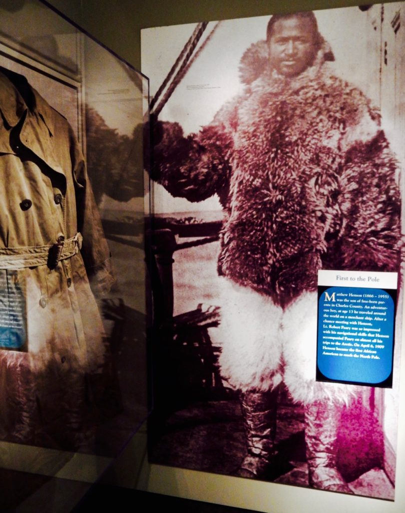 Exhibit on Mathew Henson, first African American to reach the North Pole