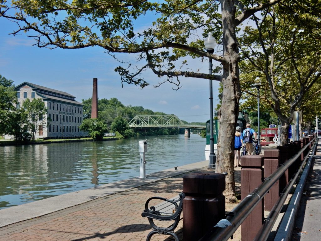 Erie Canal Spur Bailey Bridge Seneca Falls NY