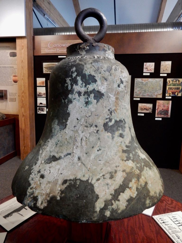 Fossil Encrusted Ships Bell, Havre de Grace Maritime Museum MD