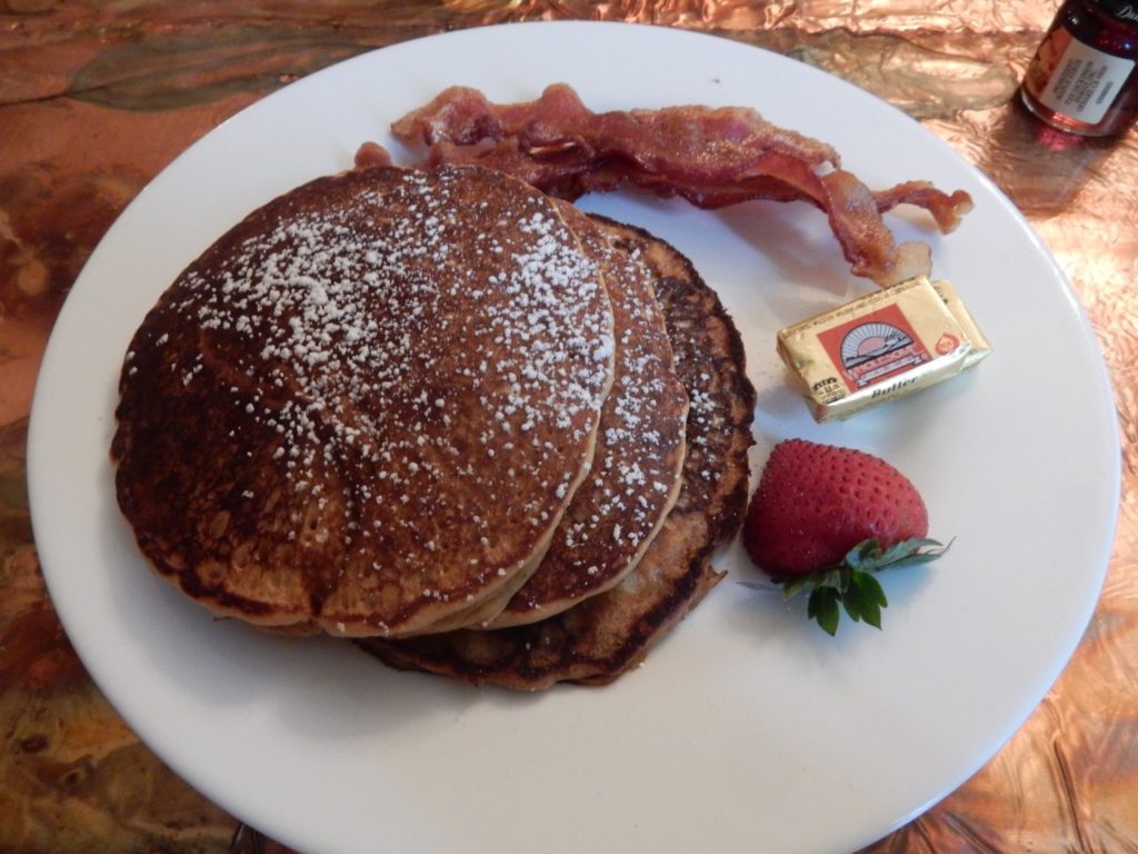 Sweet Potato Pancake Breakfast, Vandiver Inn, Havre de Grace MD