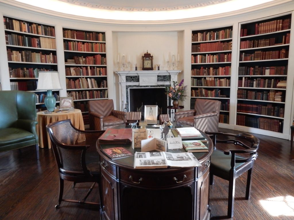 Oval library - Ladew Topiary Gardens, Monkton.