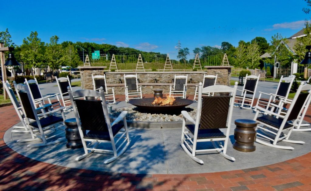 Fire pit at Inn at Chesapeake Bay Beach Club Kent Island MD