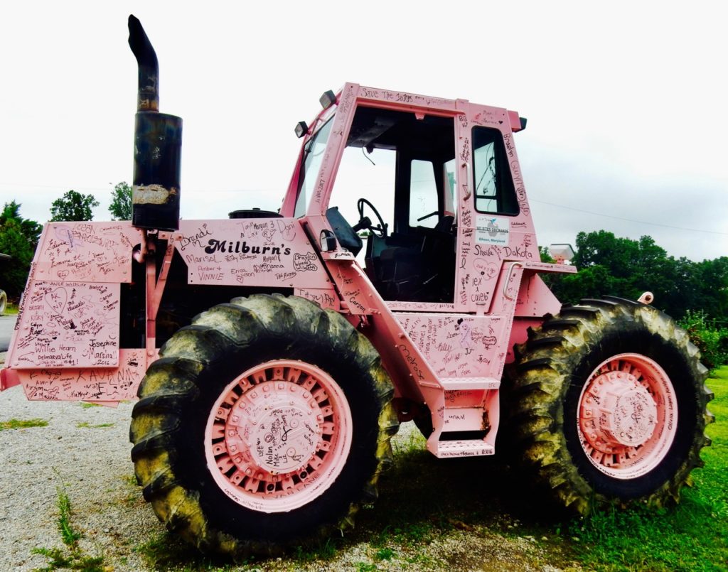 Milburns Pink Tractor MD