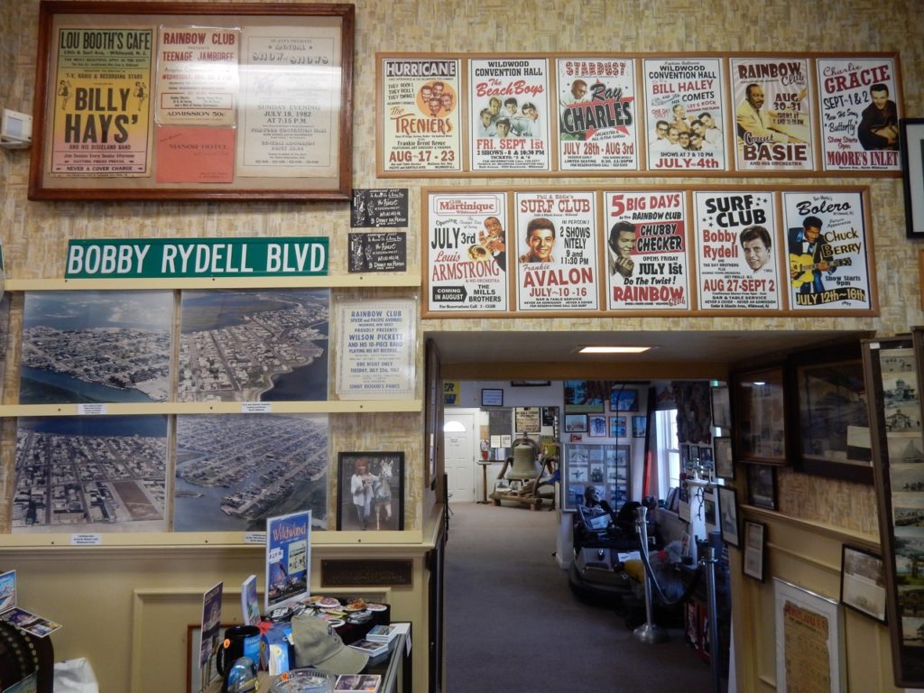 Music posters Wildwoods History Museum NJ