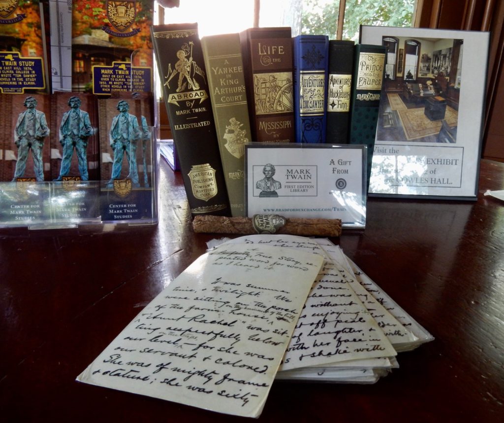 Artifacts in Mark Twain Study Elmira College NY