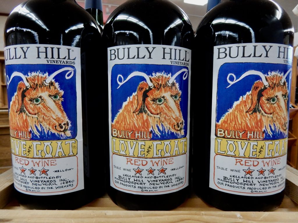 Walt Taylor Art Labels Bully Hill Vineyards NY