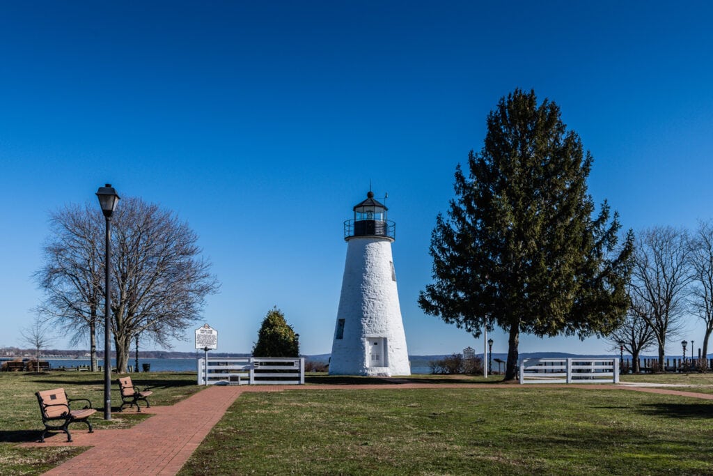 Connors Point Lighthouse in Havre de Grace MD