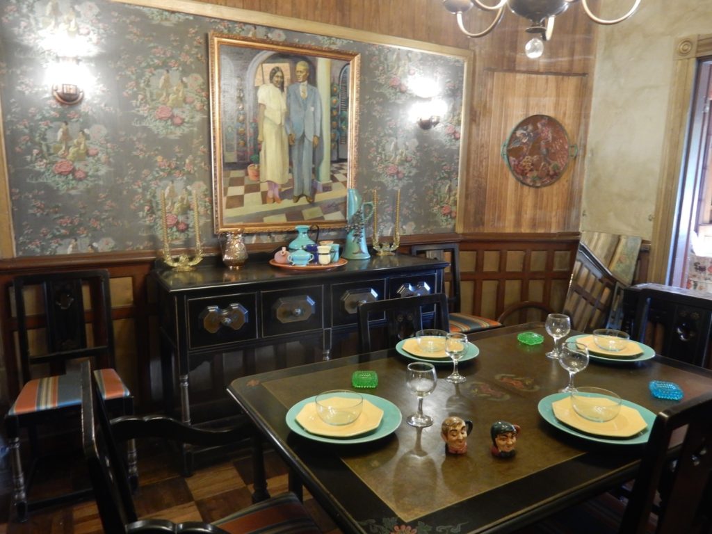 Dining room at Anne Spencer House in Lynchburg VA