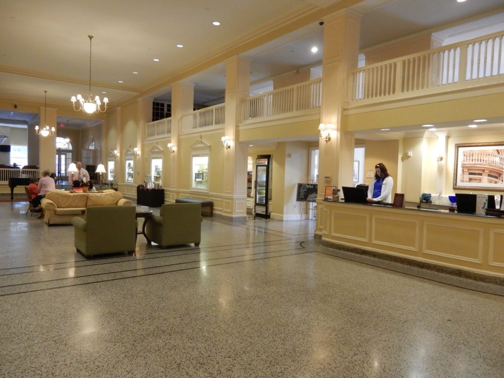 Lobby Stonewall Jackson Hotel Staunton VA