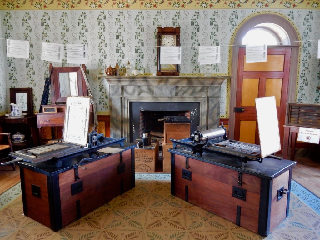 Parole Printing Presses, Clover Hill Tavern, Appomattox VA