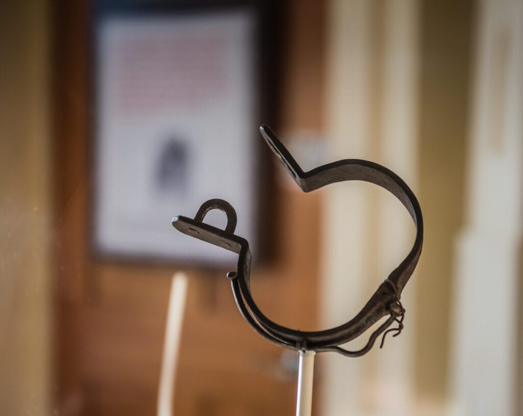 Slave Shackle - Underground Museum - Upstate New York