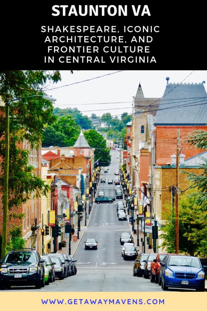 Staunton VA Getaway Pin