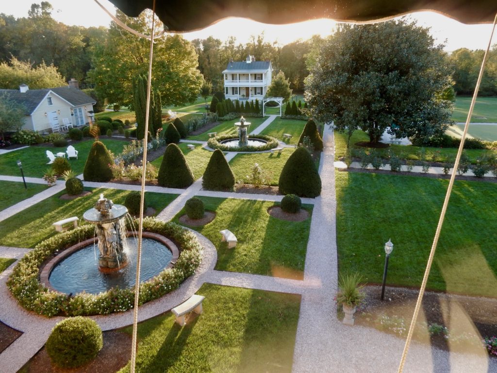 Garden view from Main House Room, Antrim 1844