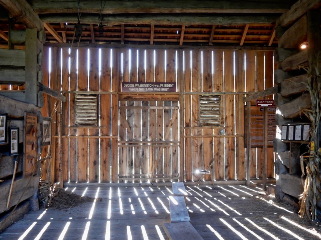 Hoff Barn interior Carroll County Farm Museum MD Hoff Barn interior Carroll County Farm Museum MD