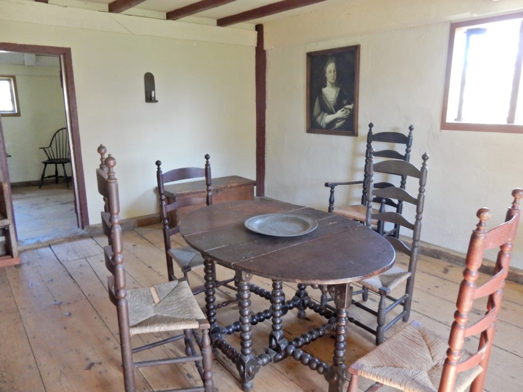 Interior Jethro Coffin House Nantucket MA