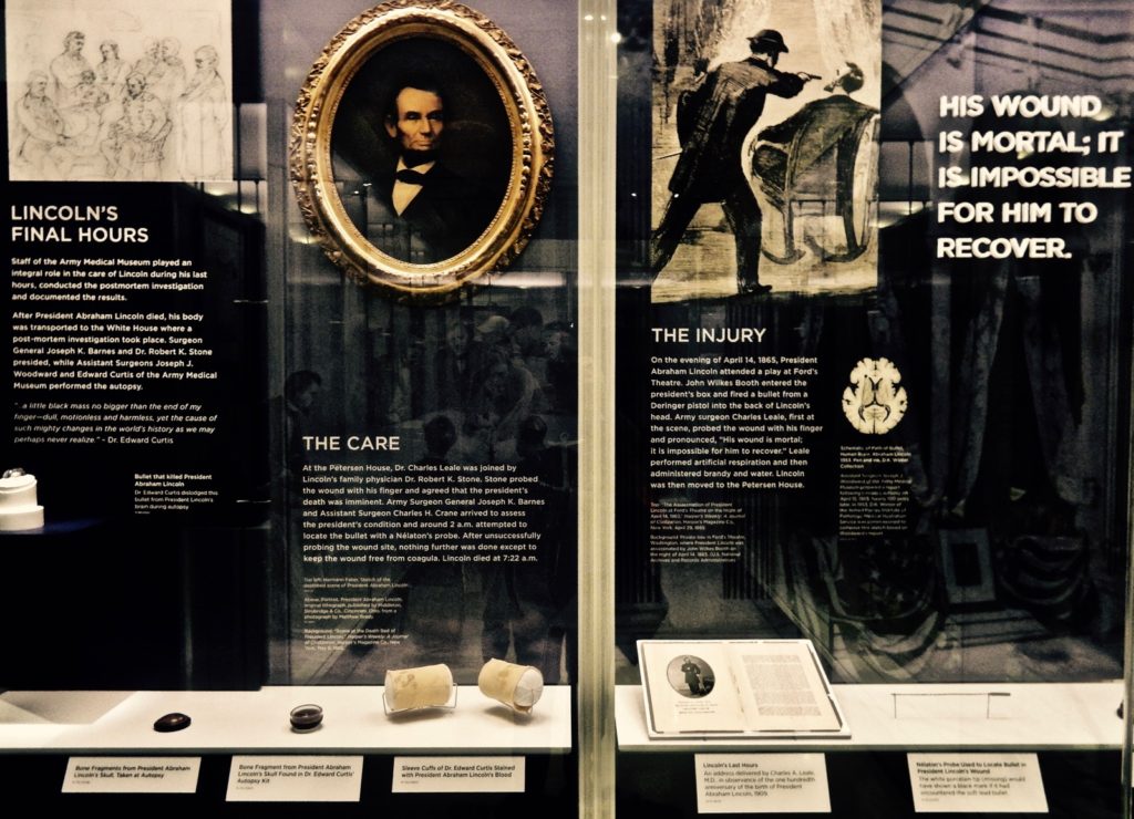 Lincolns Final Hours Exhibit - National Museum of Health and Medicine - Montgomery County MD