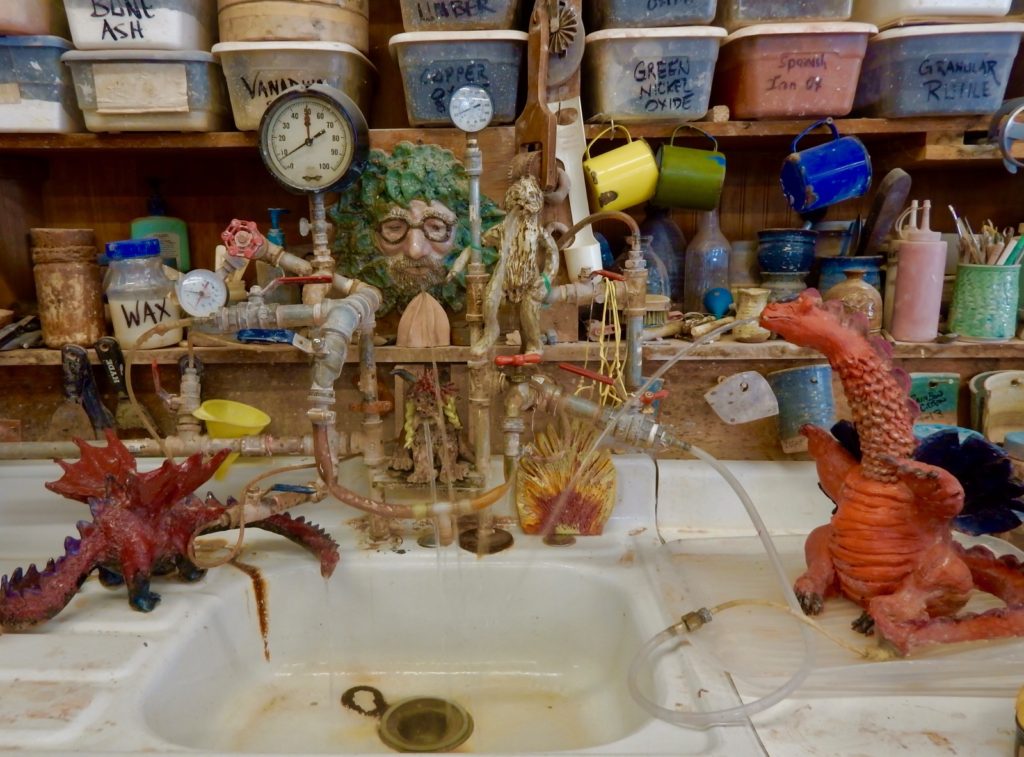 Sink Dragons Shiloh Pottery Hampstead MD