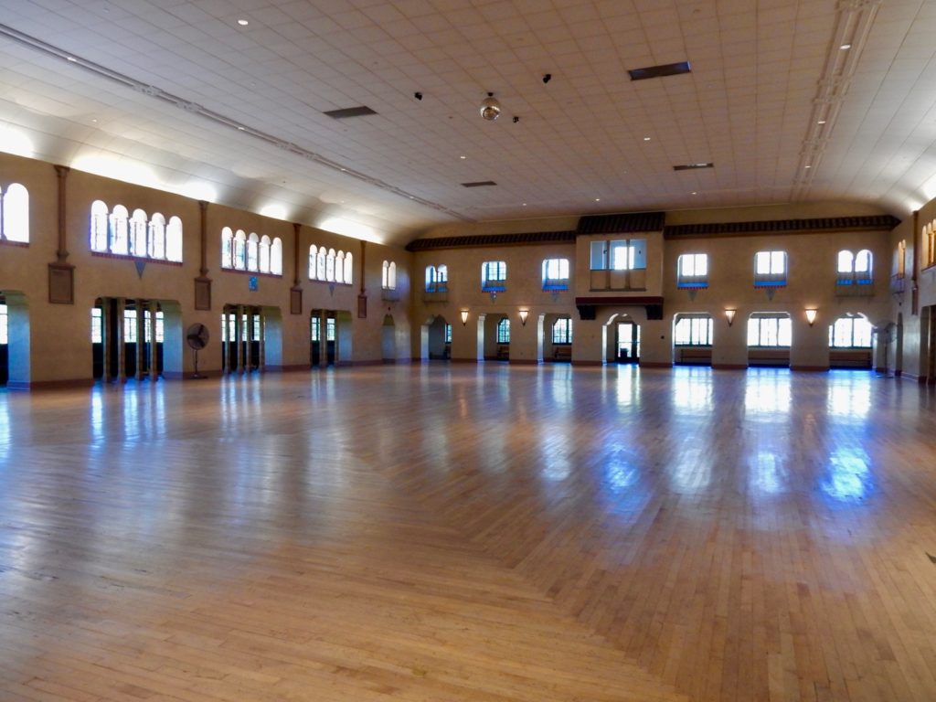 Empty Spanish Ballroom Glen Echo Park - Montgomery County MD