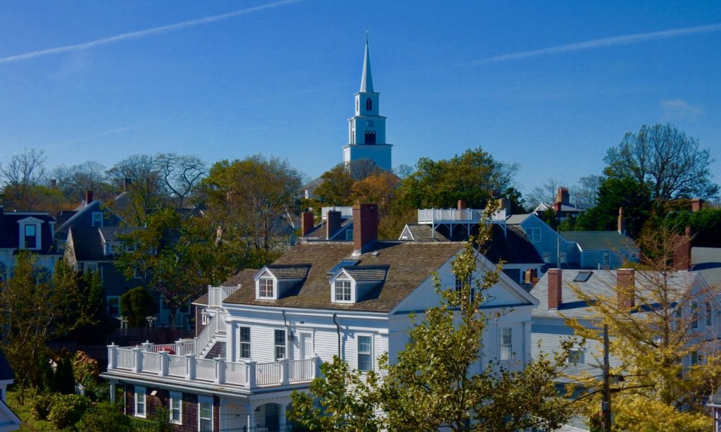 View from Whaling Museum Observation Deck, Nantucket MA