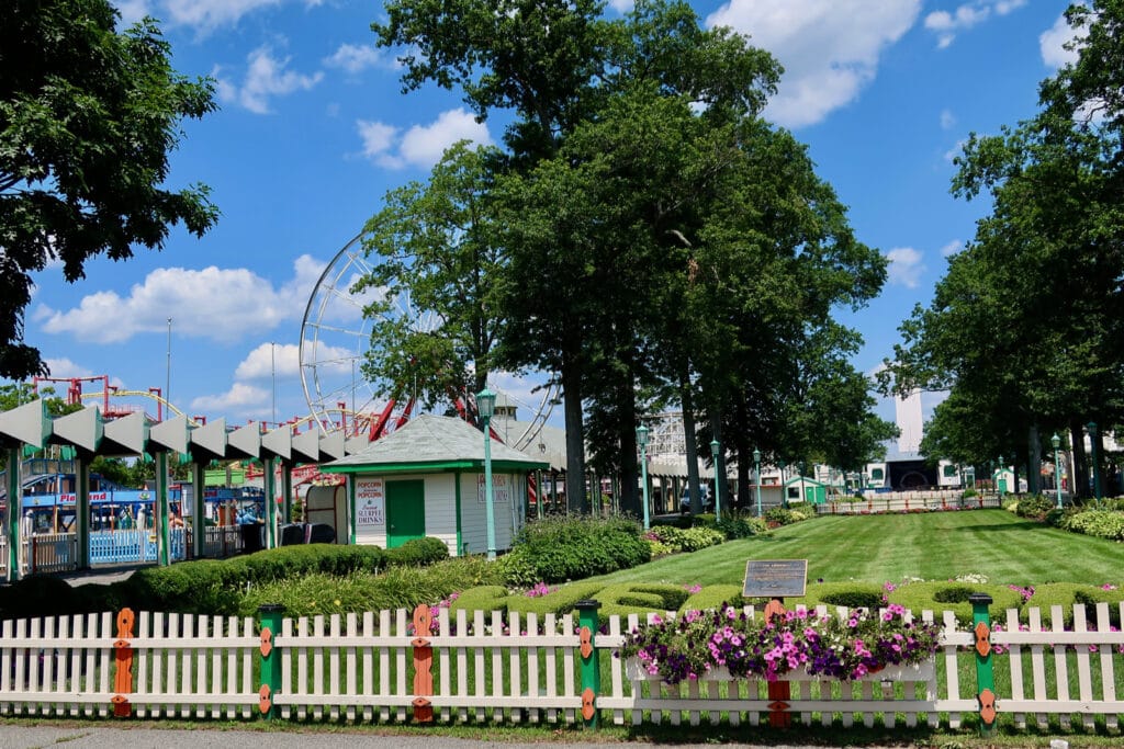 Rye Playland park-like grounds