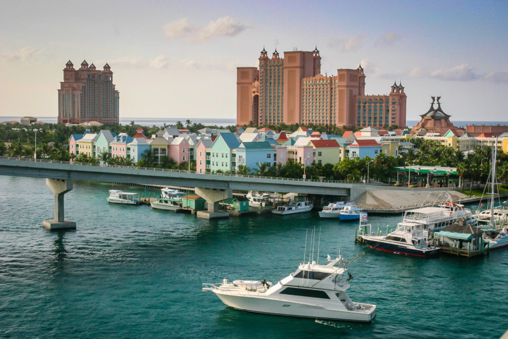 Nassau Bahamas marina and Atlantis Resort