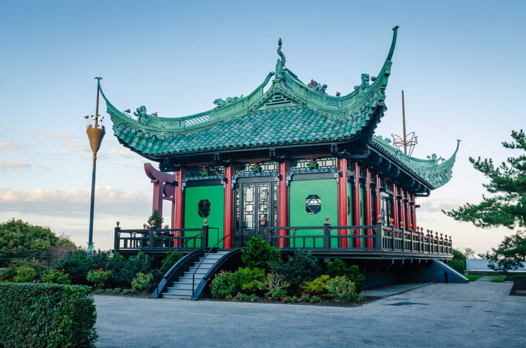 Chinese Tea House at Marble House in Newport RI