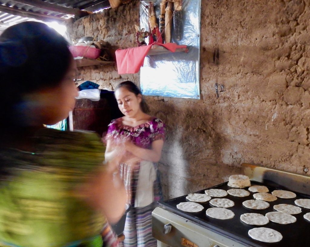 Tortilla makers, San Juan La Laguna, Lake Atitlan Guatemala