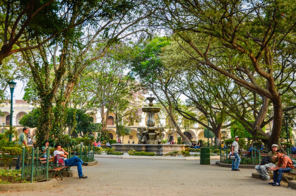 Parque Central - Central Park - Antigua Guatemala
