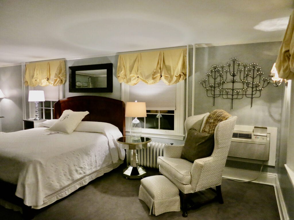 Guest room at Roger Sherman Inn New Canaan CT