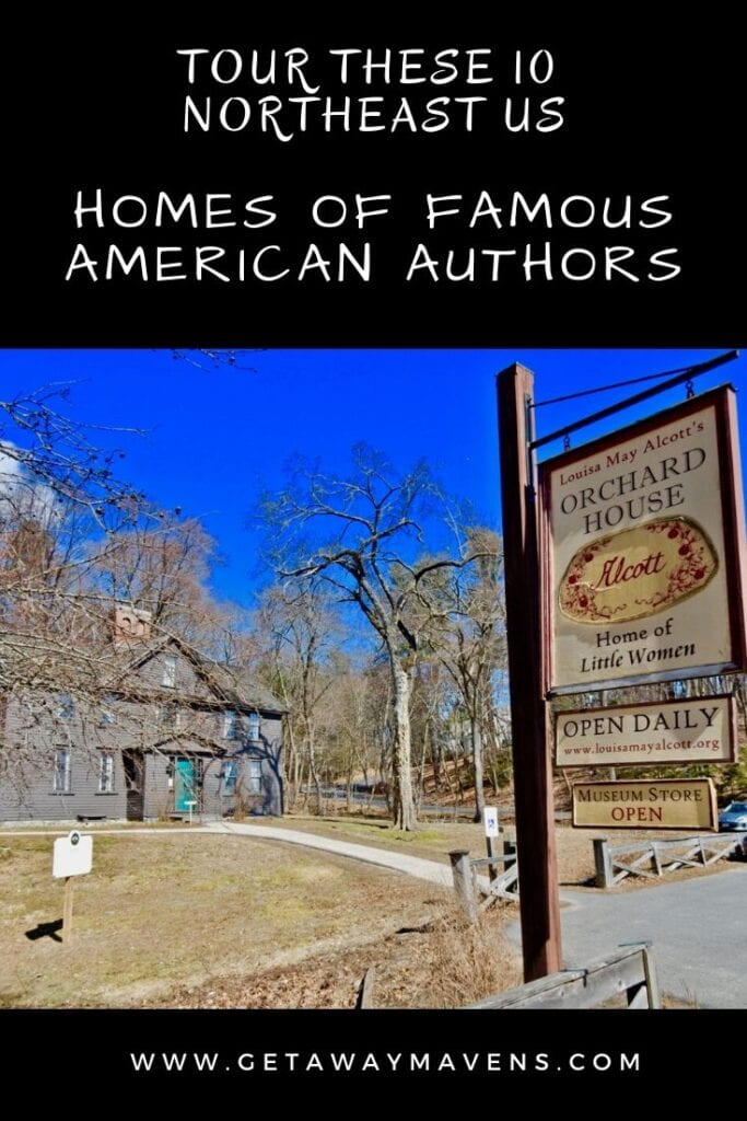 Homes of Famous Authors Northeast US pin